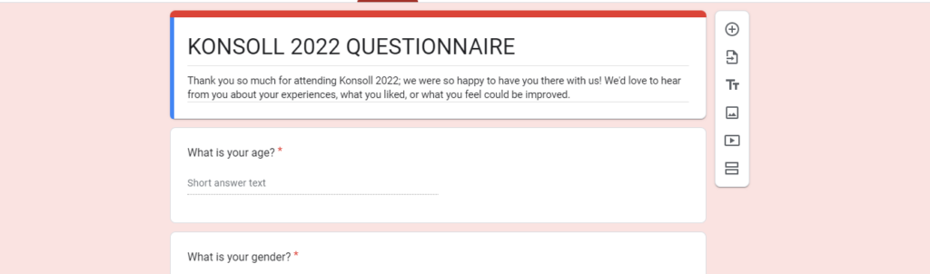 Konsoll 2022 Feedback